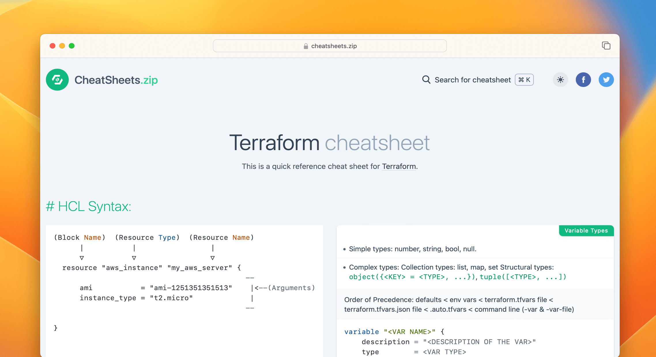 Terraform Cheat Sheet Quick Reference Terraform cheat sheet quick reference